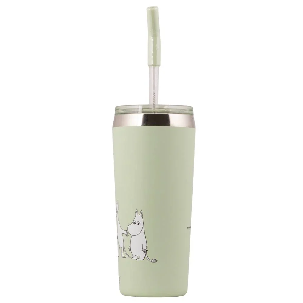 Kubek termiczny z rurką 0,6l Muminki (zielony) - SIGG - Image 4