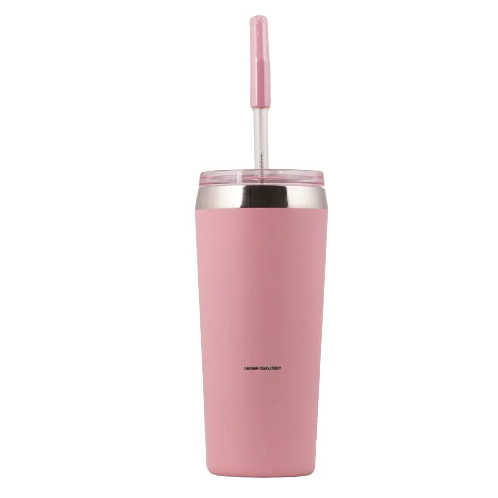 Kubek termiczny z rurką 0,6l Przytulone Muminki (róż) - SIGG - Image 2