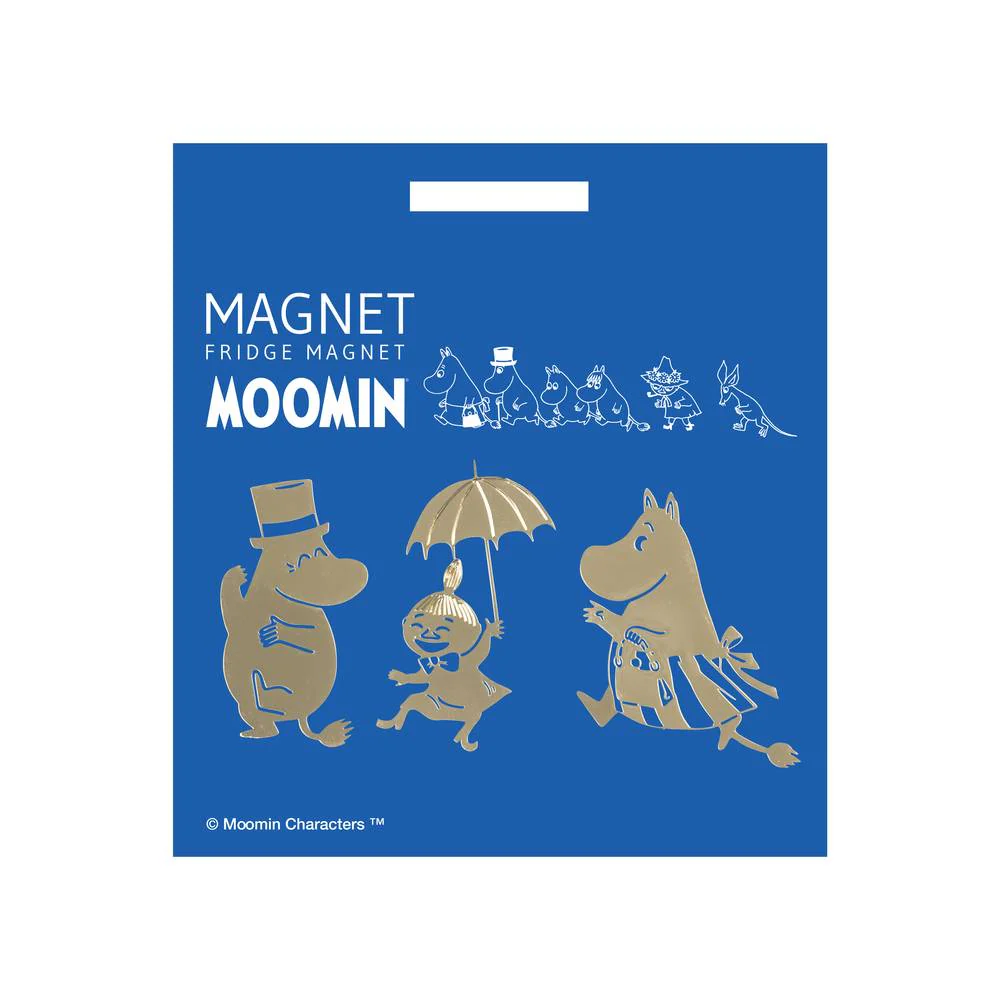Magnesy 3 szt. Mała Mi, Tatuś i Mamusia Muminka - Pluto Design - Image 2