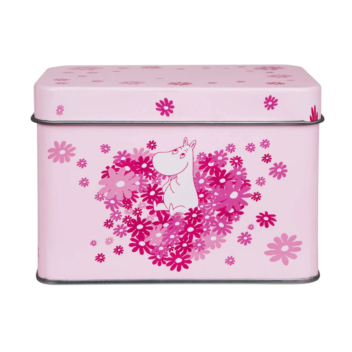 Metalowa puszka 15x9,5x8cm Muminki Flowerheart Martinex - Image 2