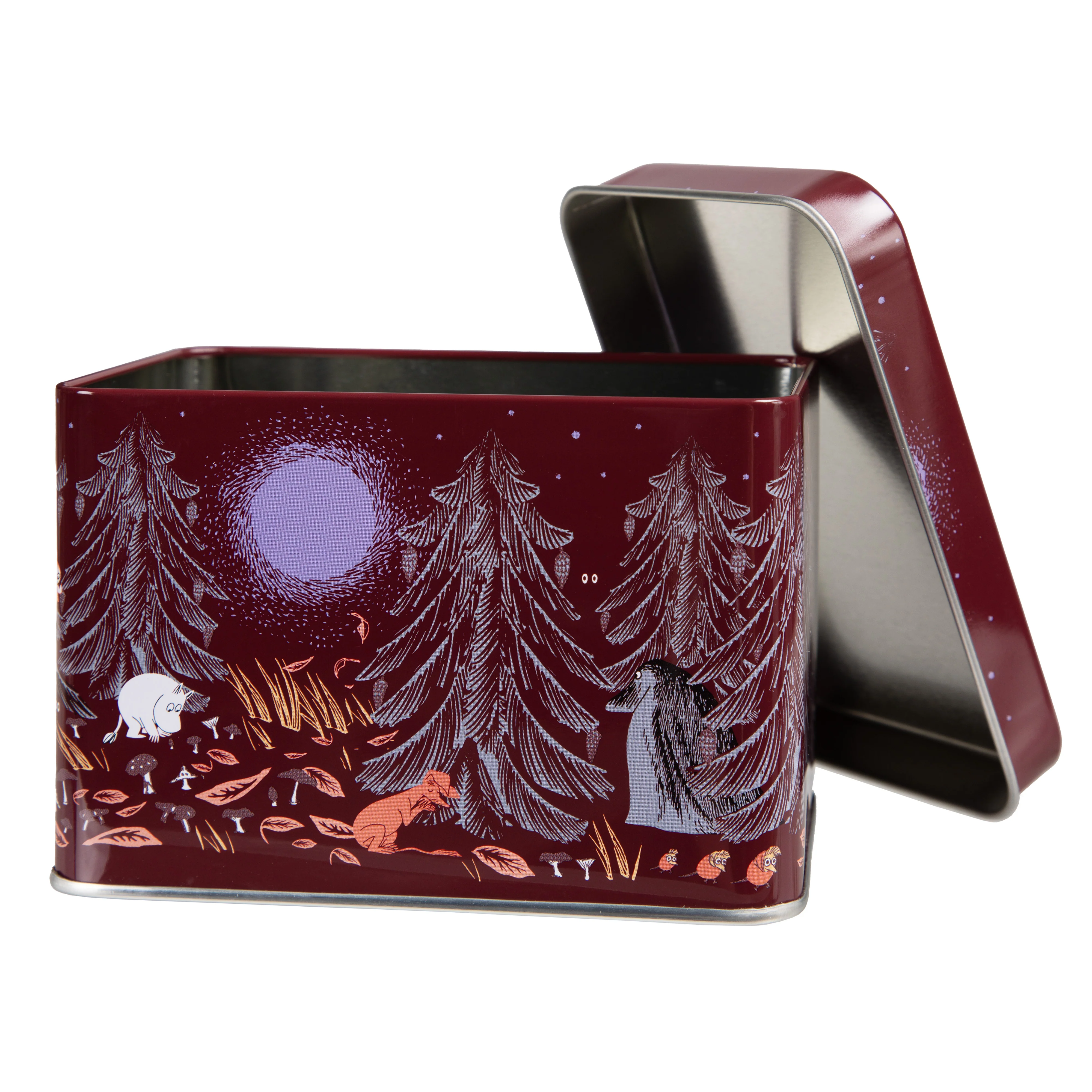 Metalowa puszka 15x9,5x8cm Muminki w lesie Martinex - Image 3