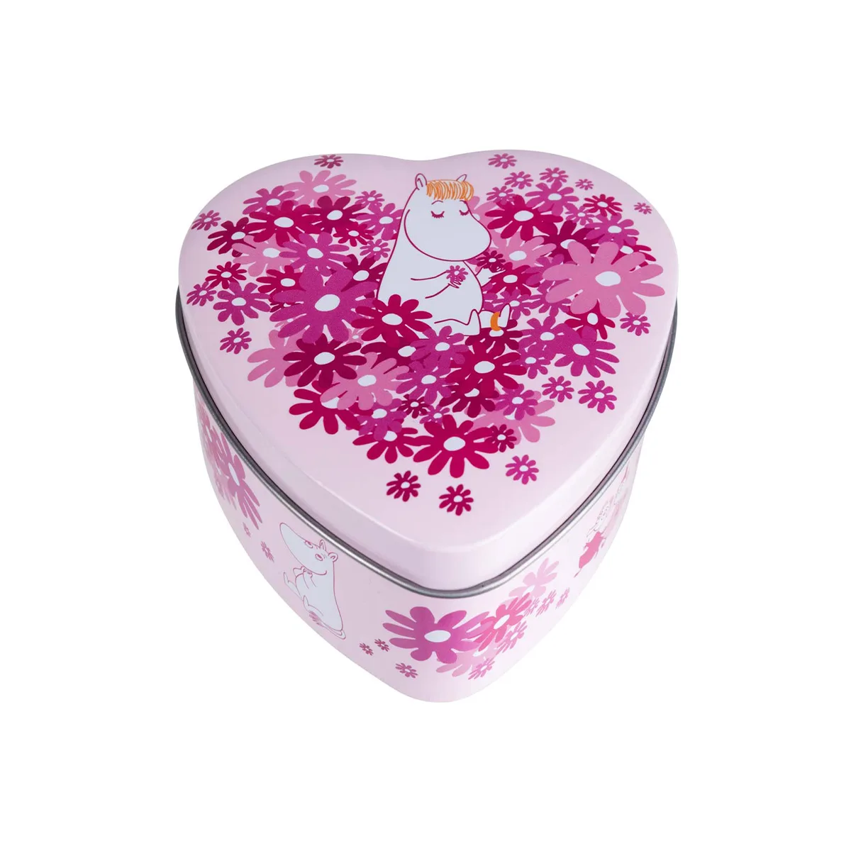 Metalowa puszka w kształcie serca Muminki Flowerheart Martinex - Image 2