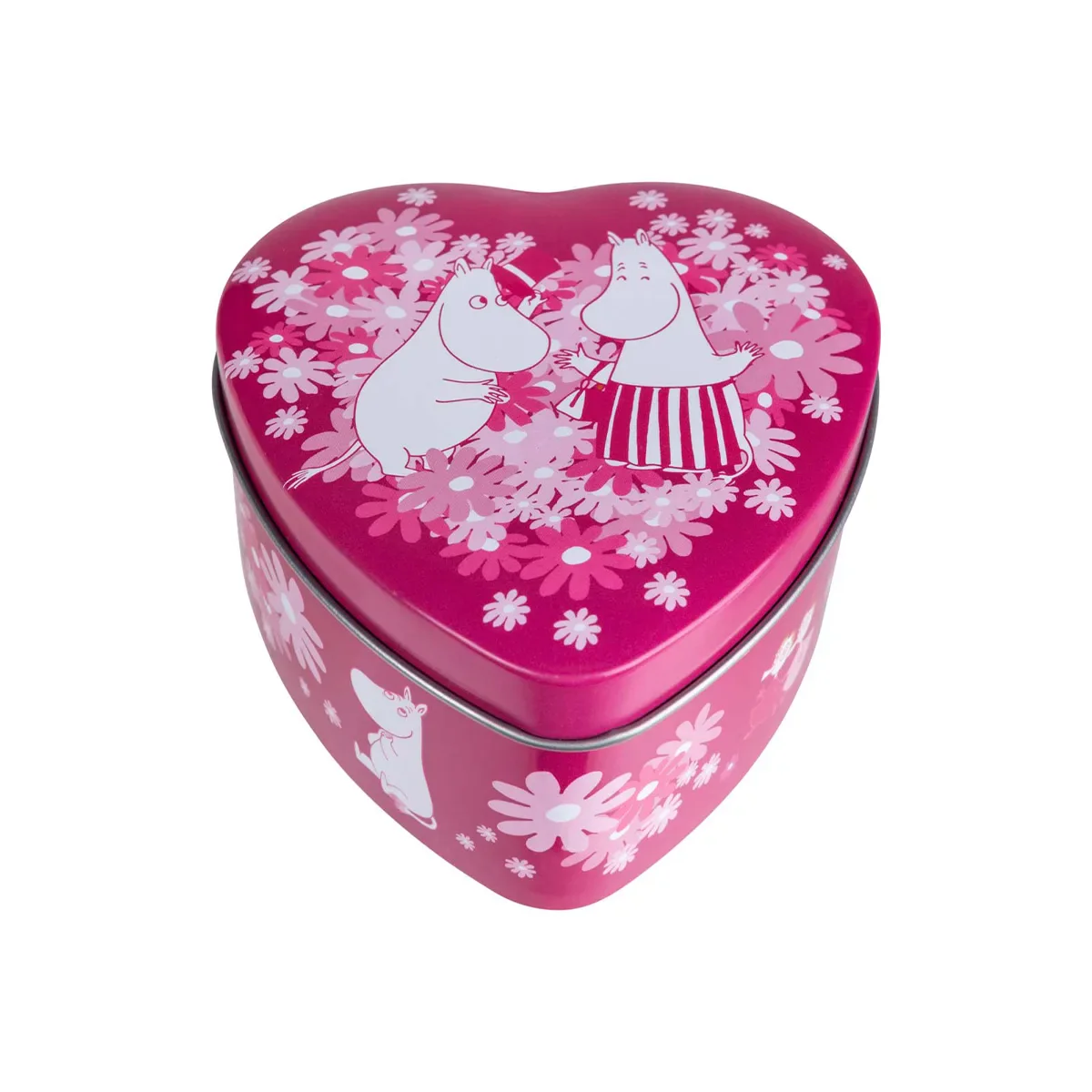 Metalowa puszka w kształcie serca Muminki Flowerheart Martinex - Image 3