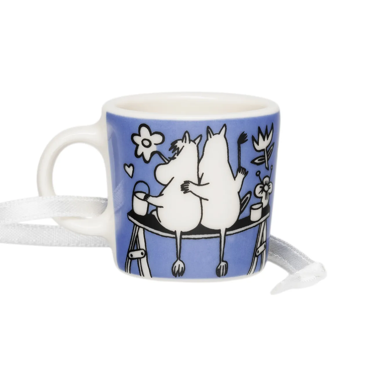 Mini kubek Love (niebieski) 12ml - Moomin Arabia - Image 2