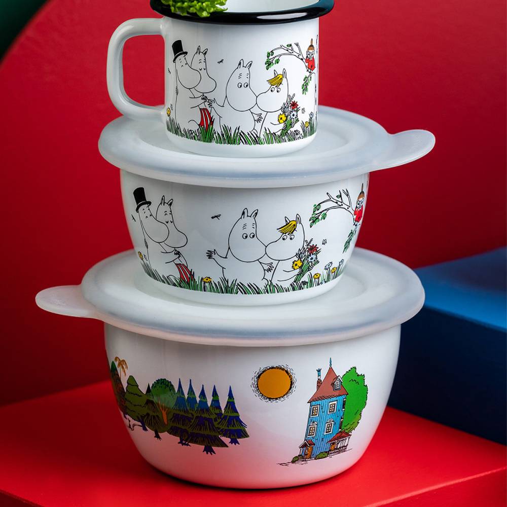 Miska emaliowana 600ml Dolina Muminków Muurla - Image 3