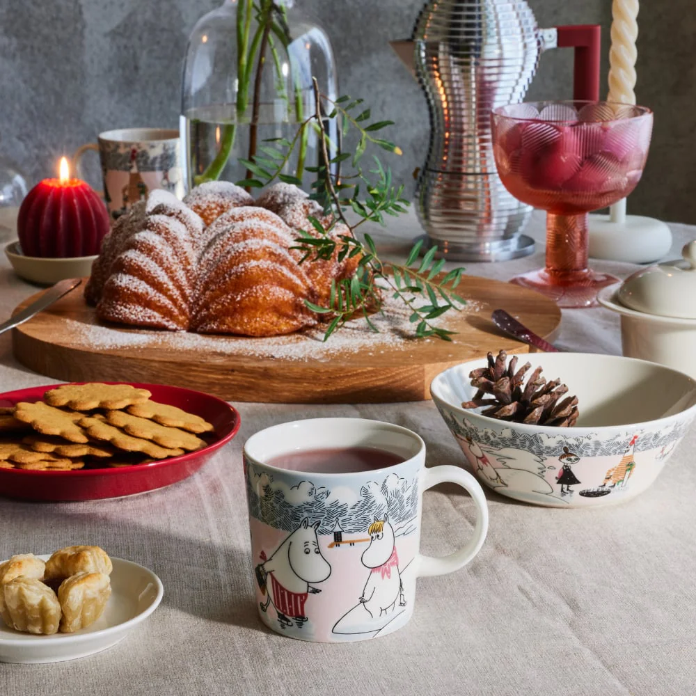 Miseczka porcelanowa Muminki Winter Wonders 2022 Arabia Finland - Image 4