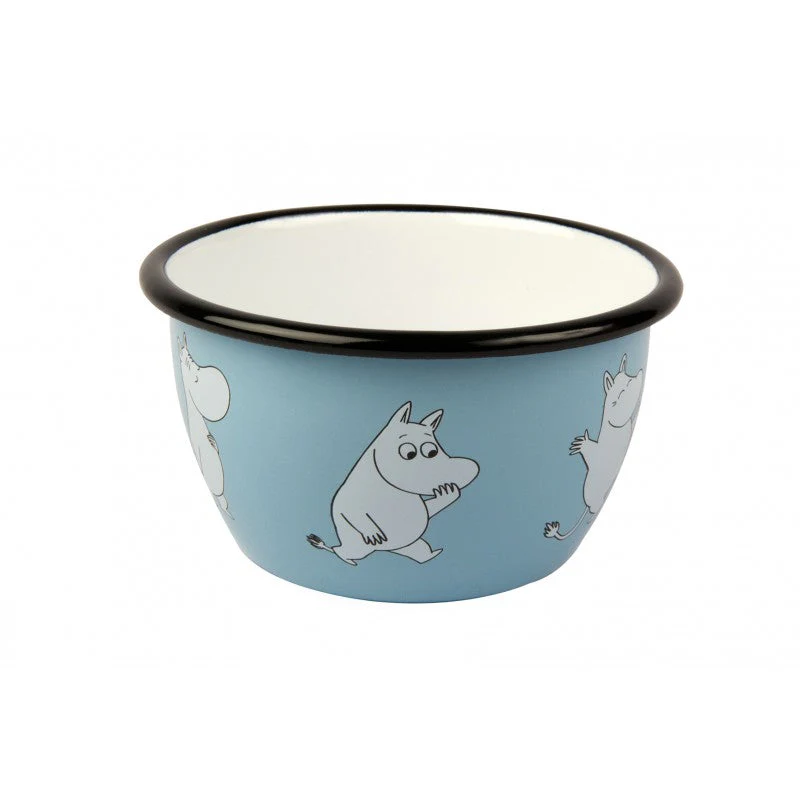 Miska emaliowana 600ml Muminek (jasnoniebieska) Muurla - Image 2