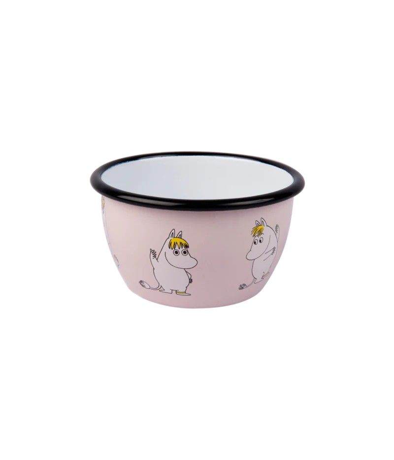 Miska emaliowana 600ml Panna Migotka (jasnoróżowa) Muurla - Image 3