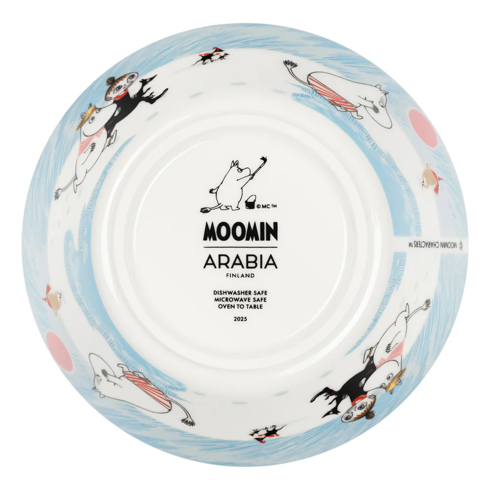 Miska porcelanowa 15cm Ice swimming Zima 2025 - Moomin Arabia - Image 3