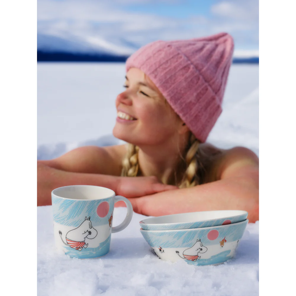 Miska porcelanowa 15cm Ice swimming Zima 2025 - Moomin Arabia - Image 6