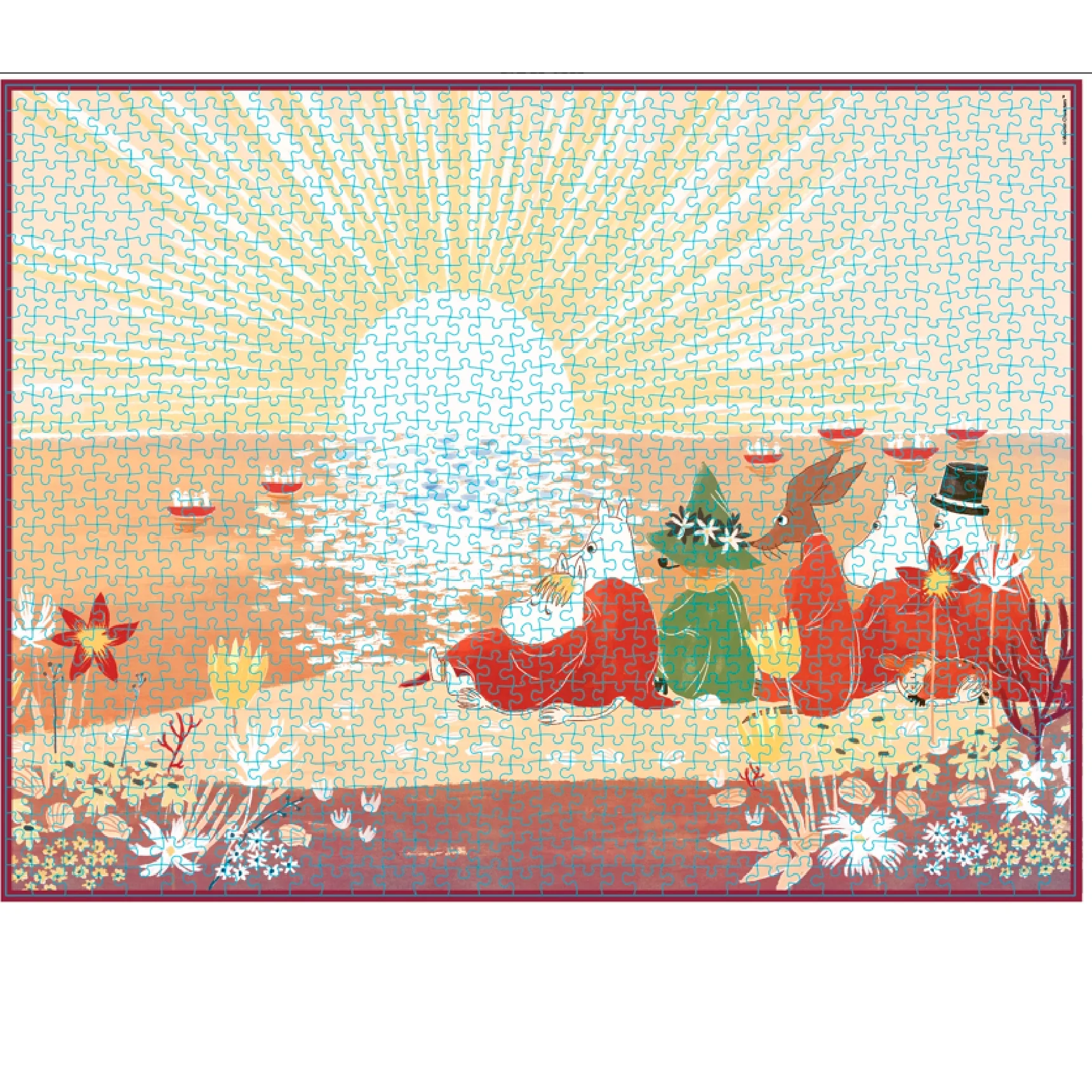 Puzzle Muminki 1000 el. Na plaży Barbo Toys - Image 3