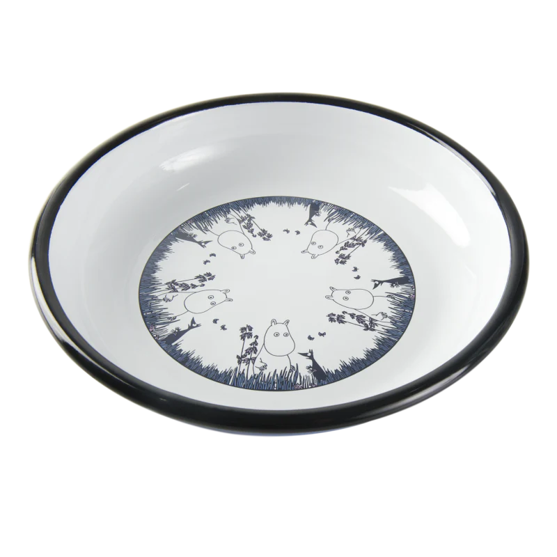 Talerz emaliowany Muminki Przyjaciele 18cm Muminek Muurla - Image 3