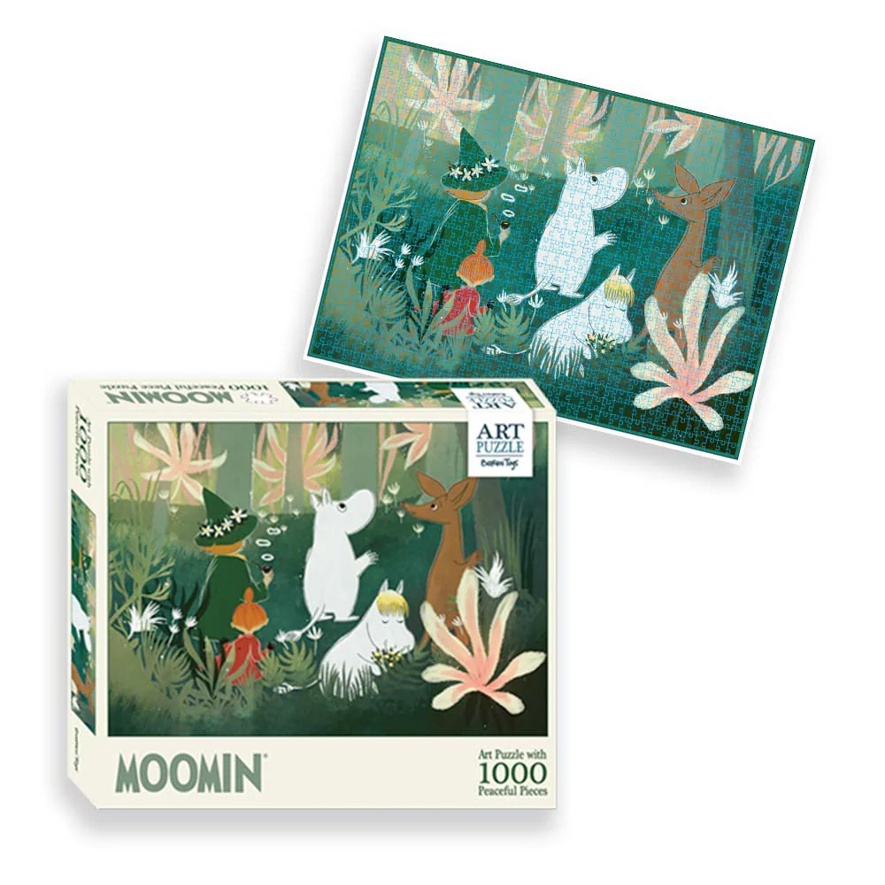 Puzzle Muminki 1000 el. W zielonym lesie Barbo Toys - Image 3