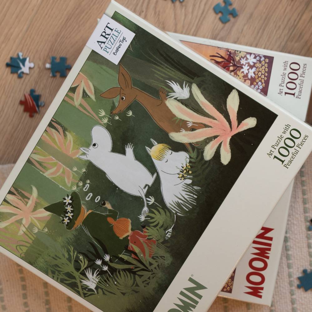 Puzzle Muminki 1000 el. W zielonym lesie Barbo Toys - Image 4