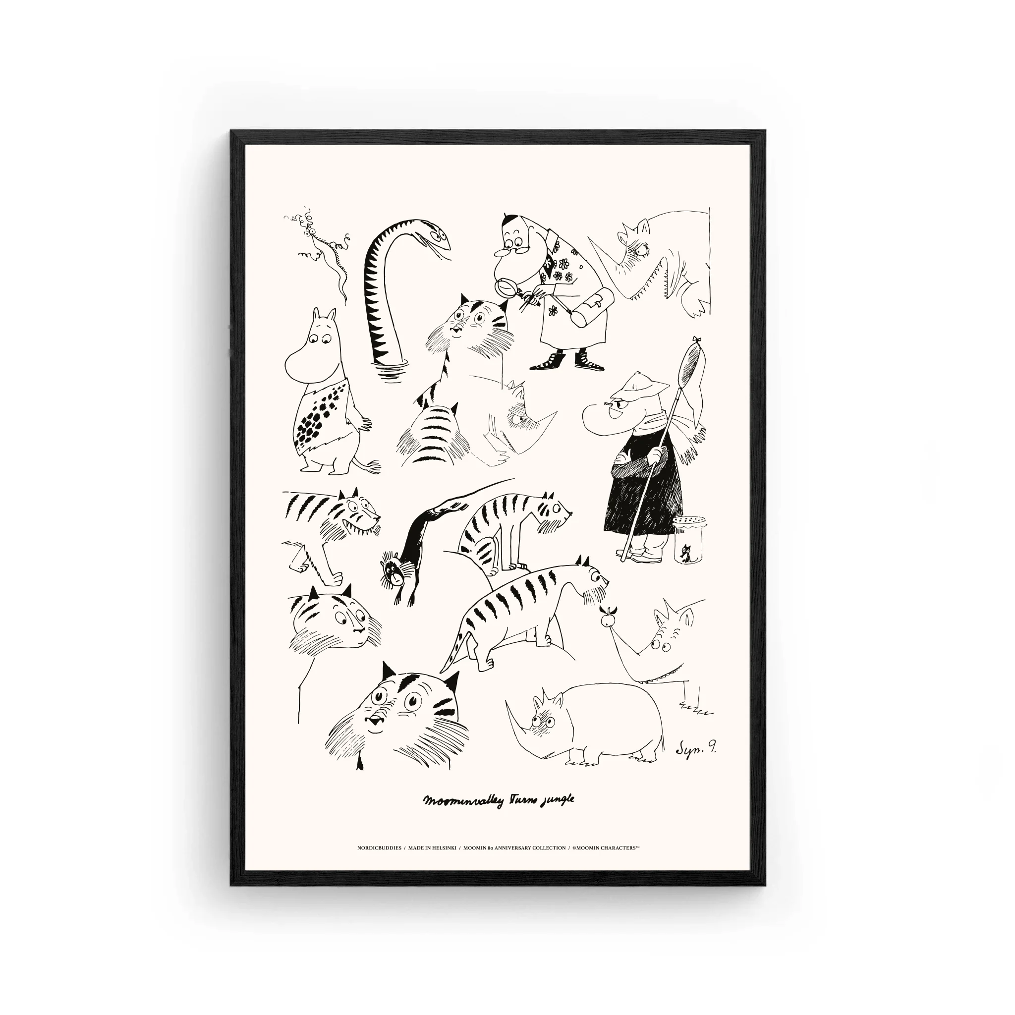 Plakat 50x70 Muminki w dżungli NordicBuddies - Image 3
