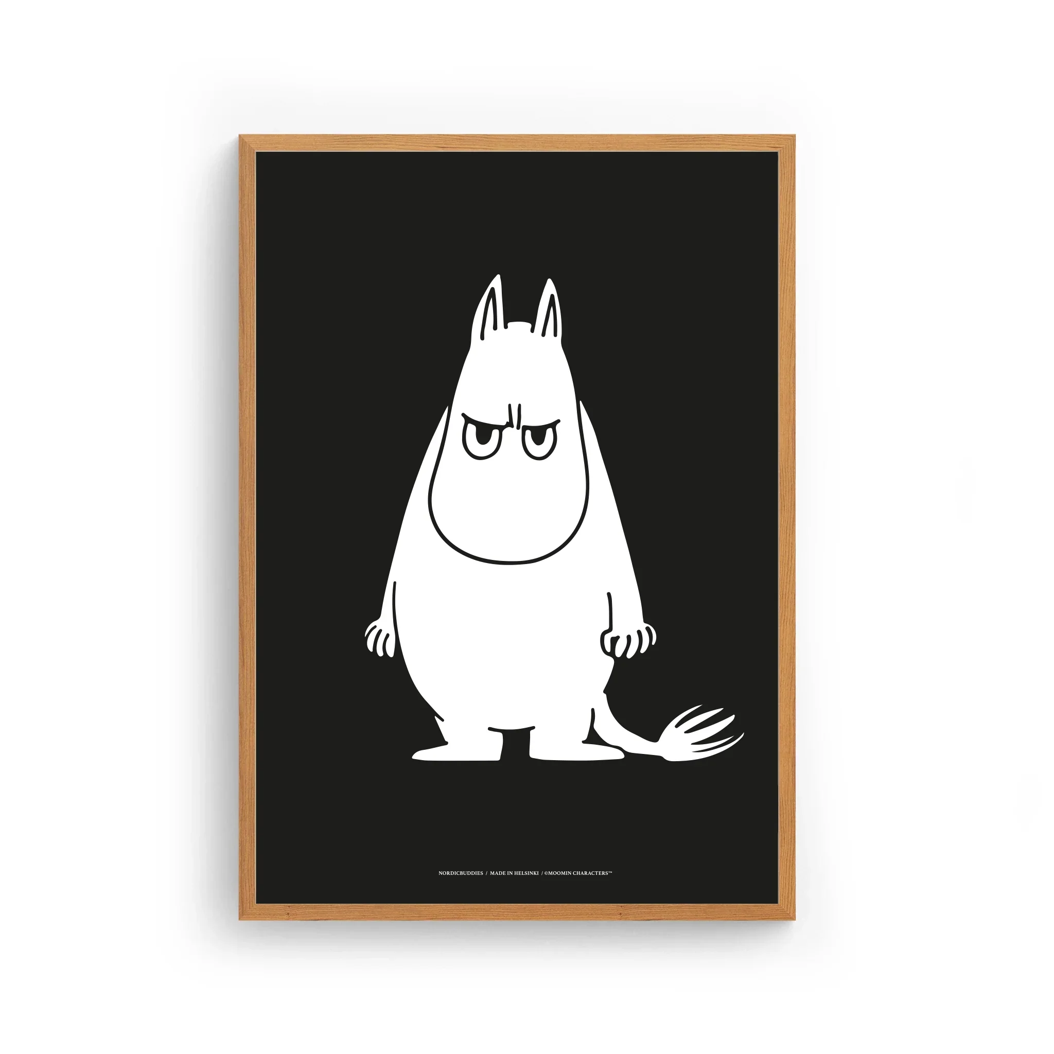 Plakat 50x70 Niezadowolony Muminek (czarny) NordicBuddies - Image 2