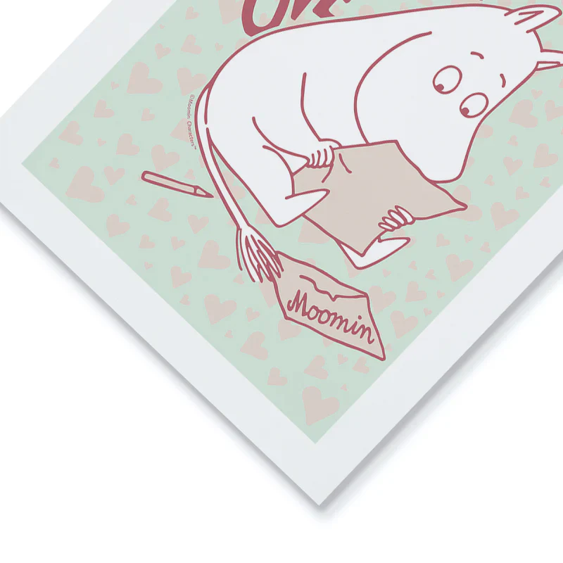 Plakat A3 Muminek List Miłosny - The Official Moomin Shop - Image 2