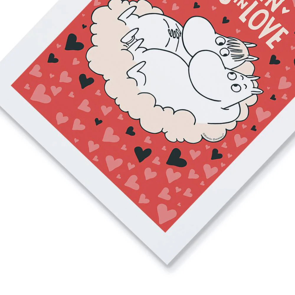 Plakat A3 Muminki na chmurce Love - The Official Moomin Shop - Image 2