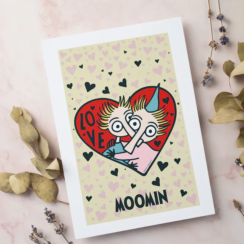 Plakat A3 Topik i Topcia Love - The Official Moomin Shop - Image 2