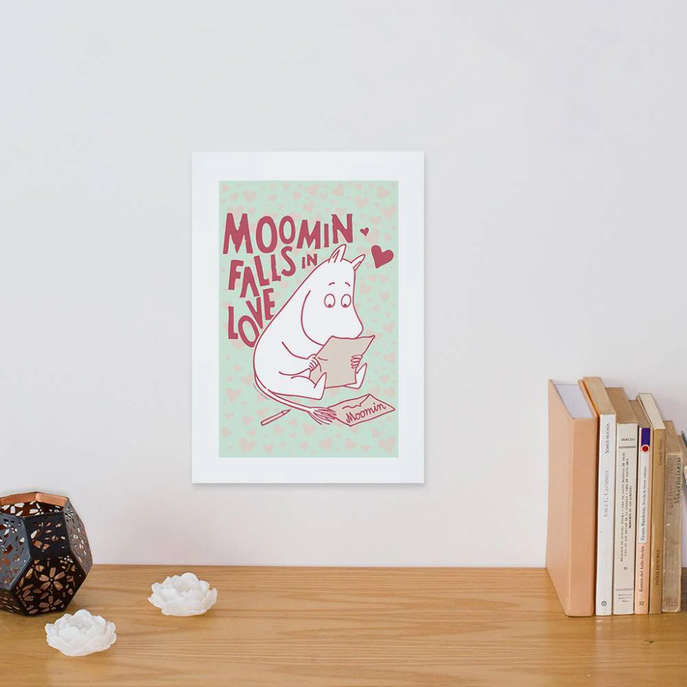 Plakat A4 Muminek List Miłosny - The Official Moomin Shop - Image 4