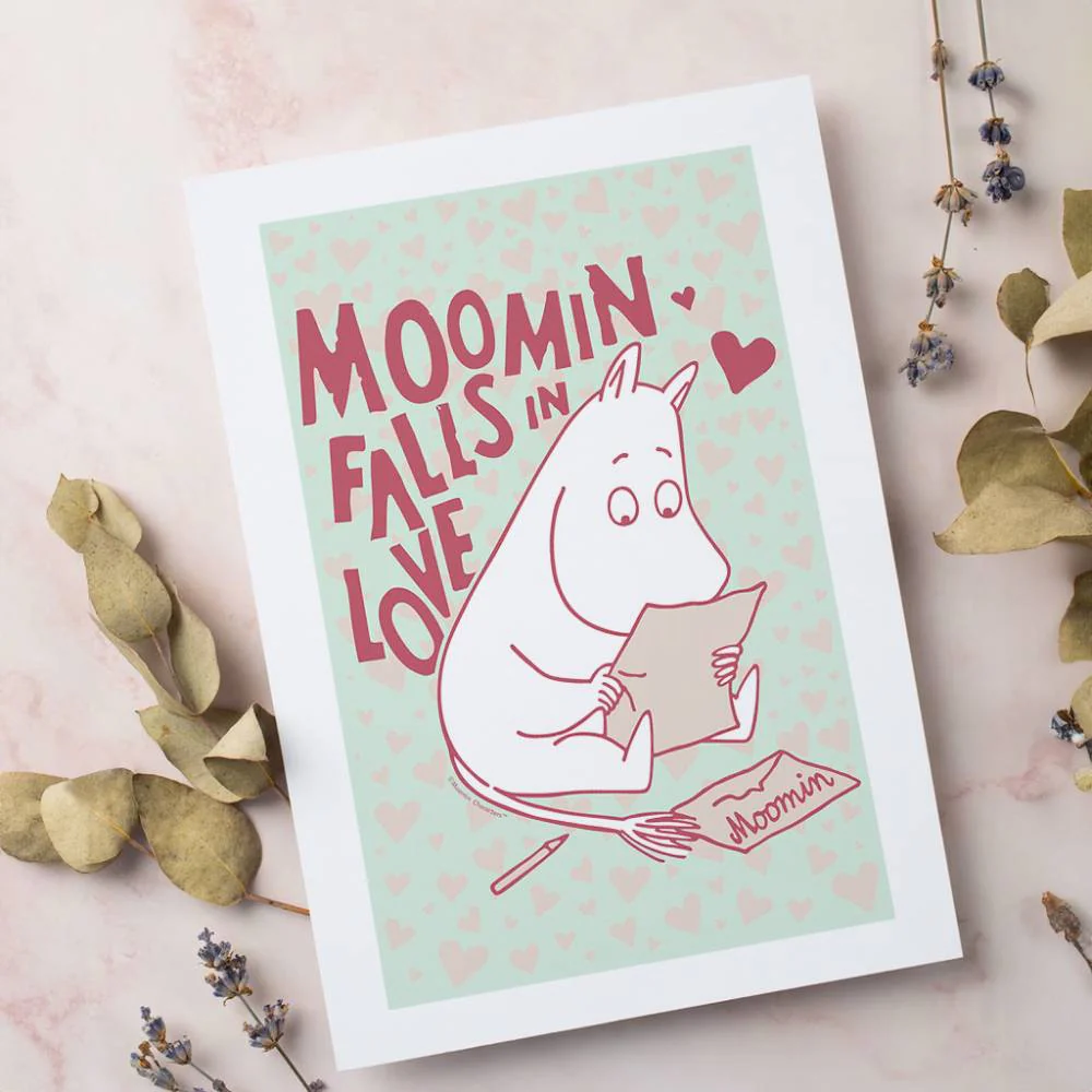 Plakat A4 Muminek List Miłosny - The Official Moomin Shop - Image 6