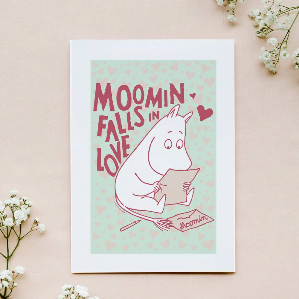 Plakat A4 Muminek List Miłosny - The Official Moomin Shop - Image 7