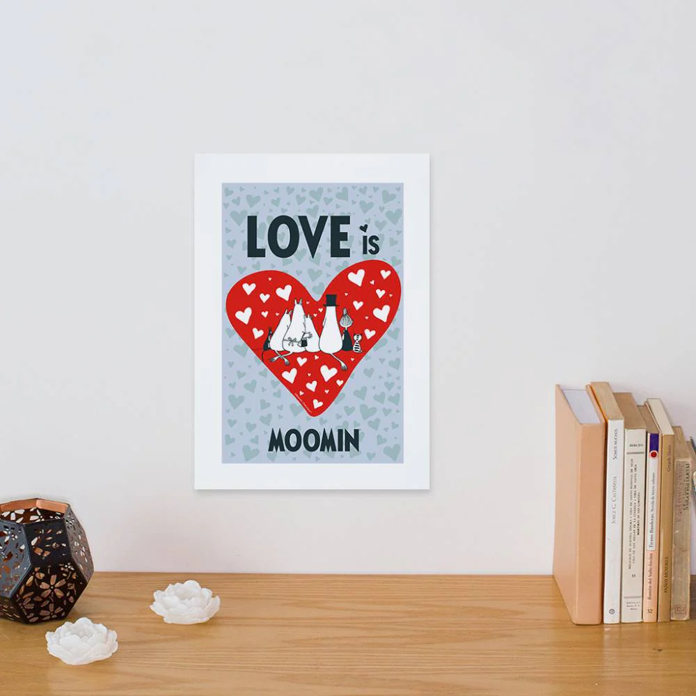 Plakat A4 Rodzina Muminków Love - The Official Moomin Shop - Image 6