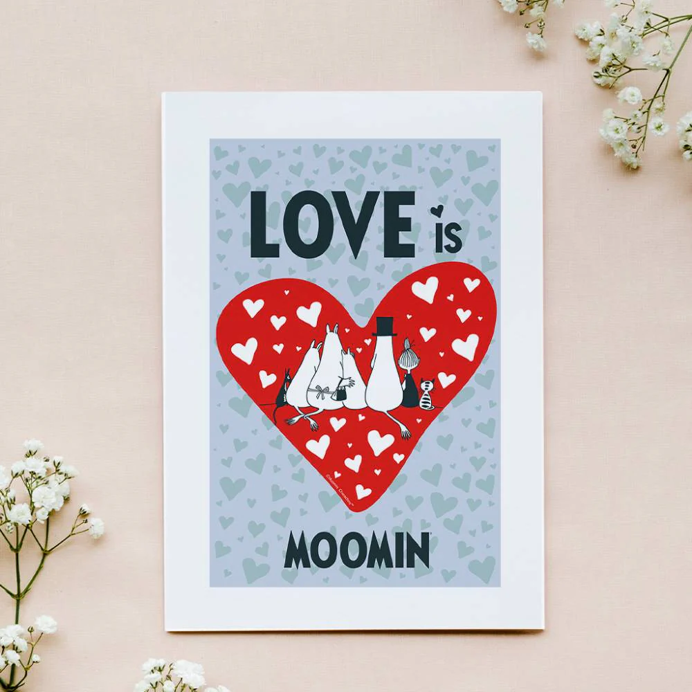 Plakat A4 Rodzina Muminków Love - The Official Moomin Shop - Image 7
