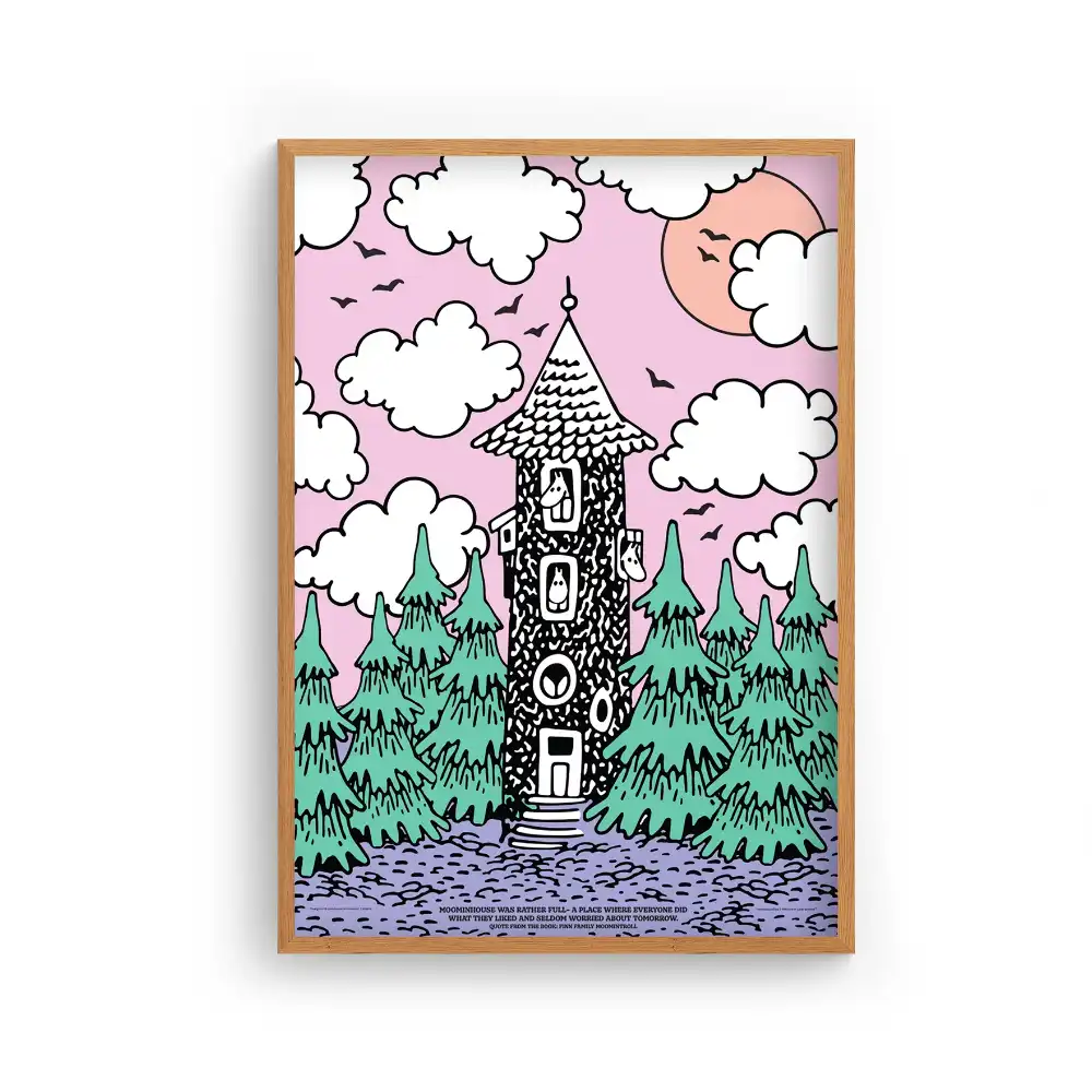 Plakat Dolina Muminków 30x40cm - Nordicbuddies - Image 4