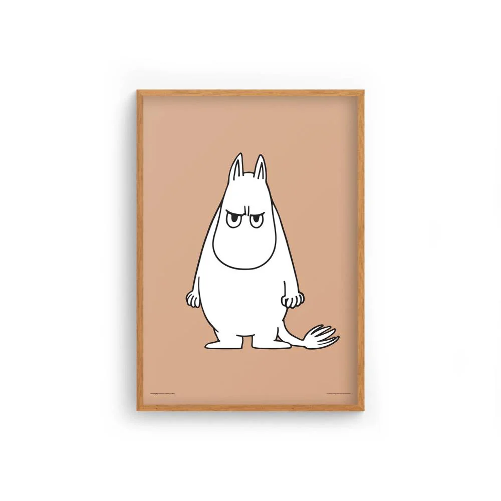 Plakat Niezadowolony Muminek 30x40cm - beżowy Nordicbuddies - Image 3