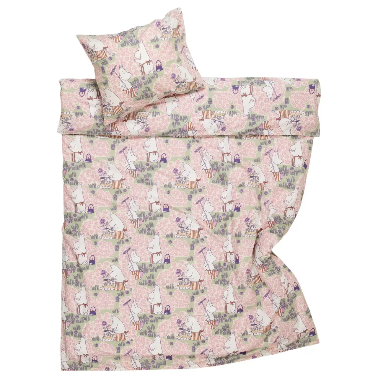 Pościel Muminki - Rose Garden GOTS 140x200/50x70cm - Moomin Arabia - Image 2