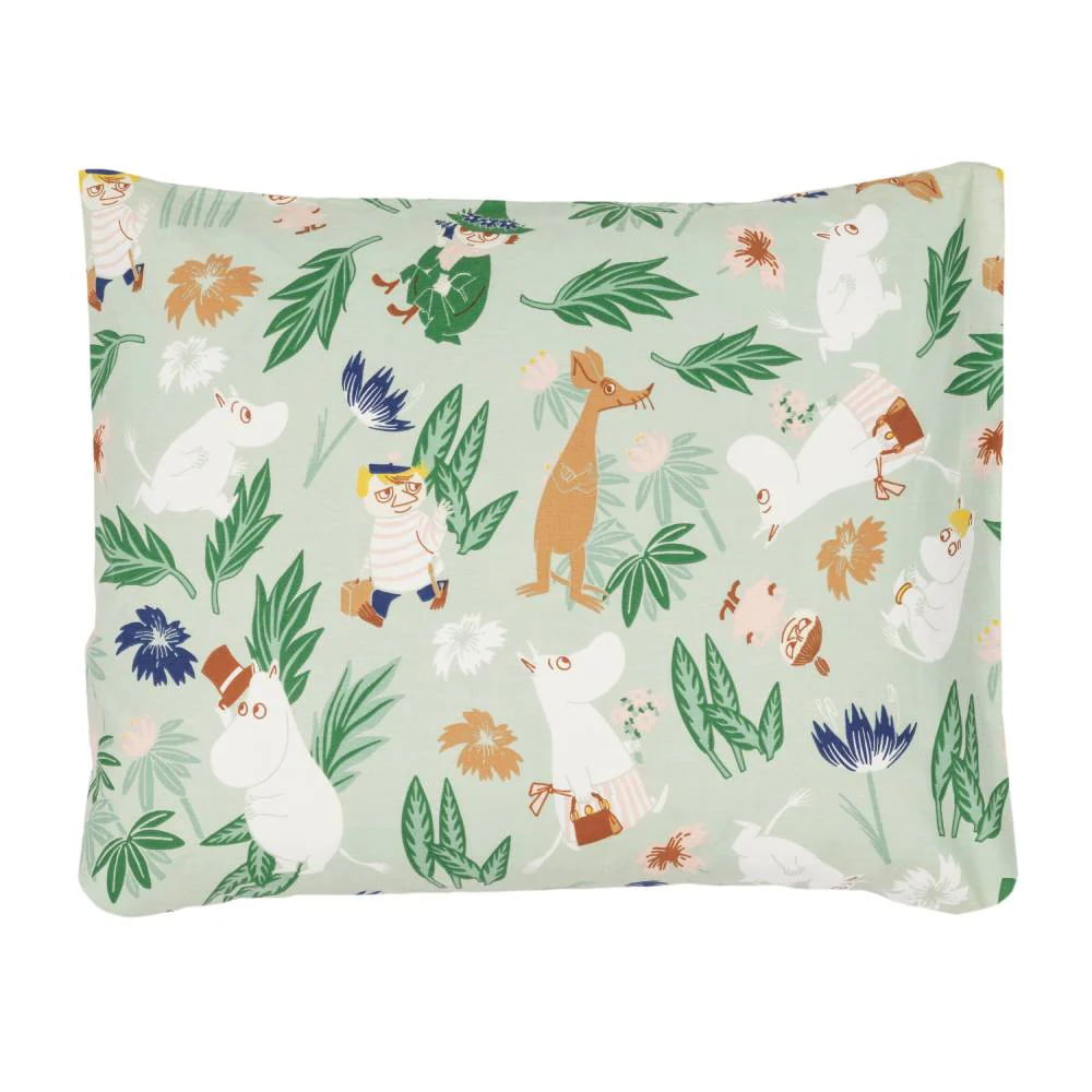 Poszewka na poduszkę Muminki Kwiatowy Ogród GOTS 50x60cm - Arabia Finland - Image 2