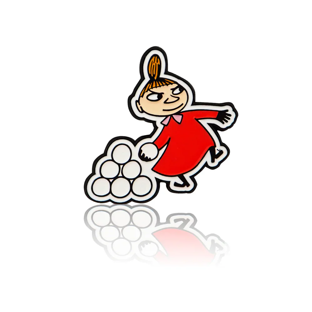 Przypinka Pin Mała Mi ze śnieżkami (metal) Muminki - Image 2