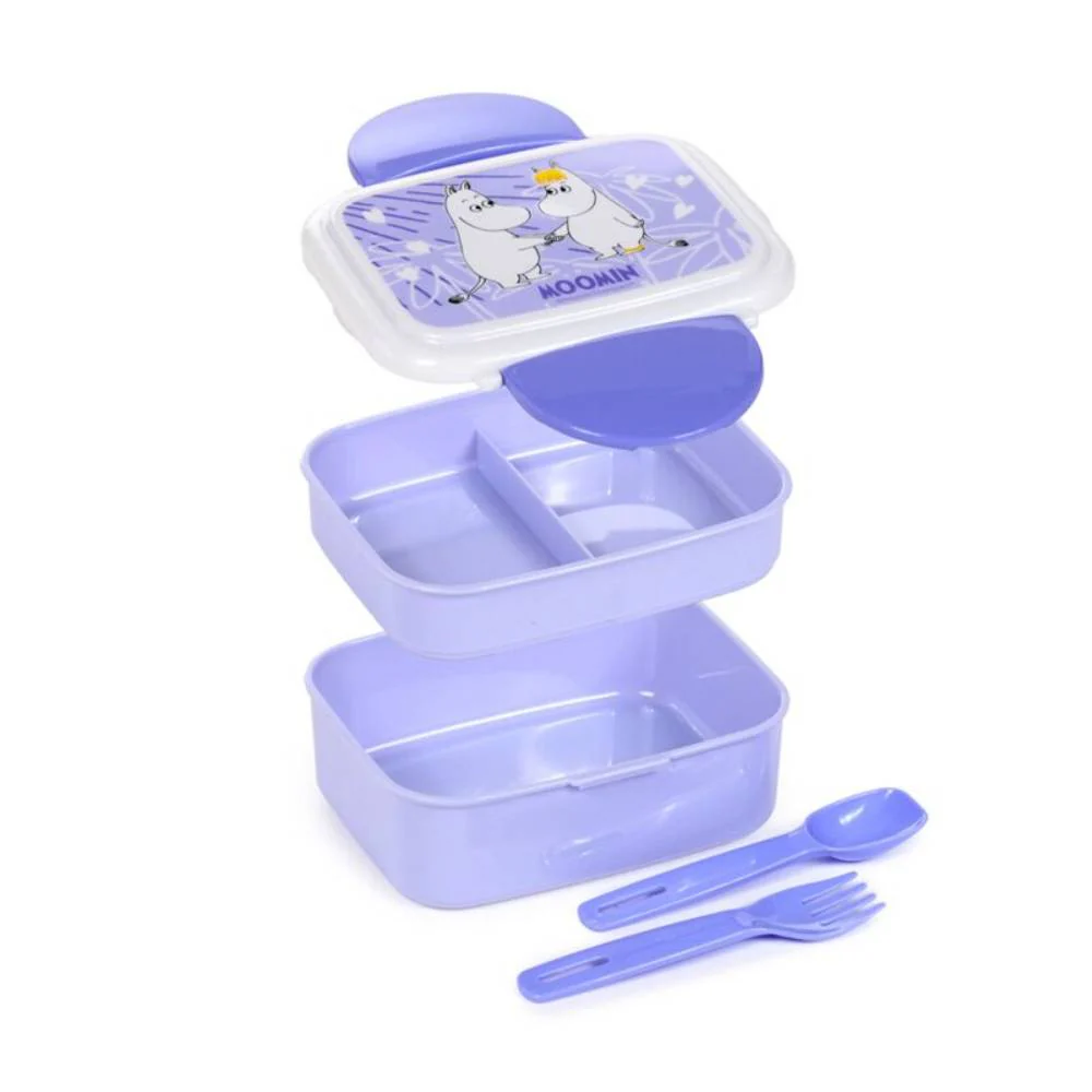 Pudełko na lunch ze sztućcami - Muminki Puckator - Image 3