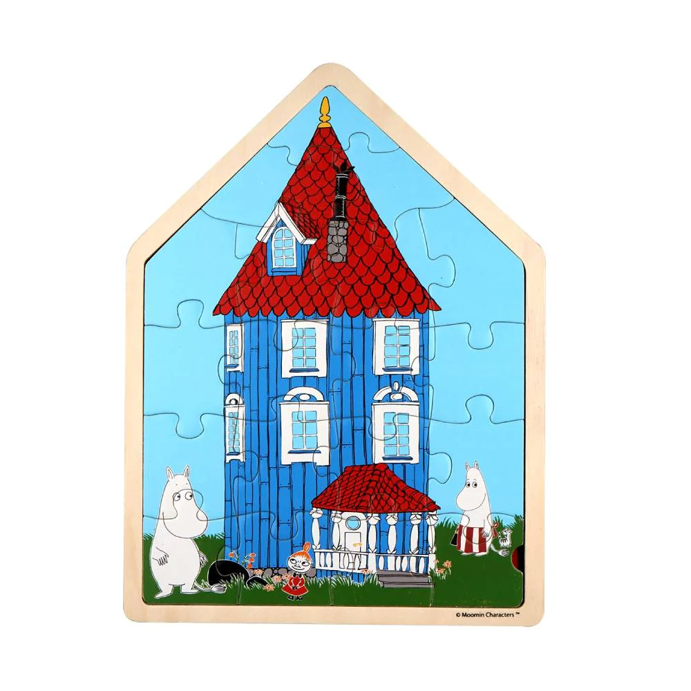 Puzzle drewniane Dom Muminków - Barbo Toys - Image 3