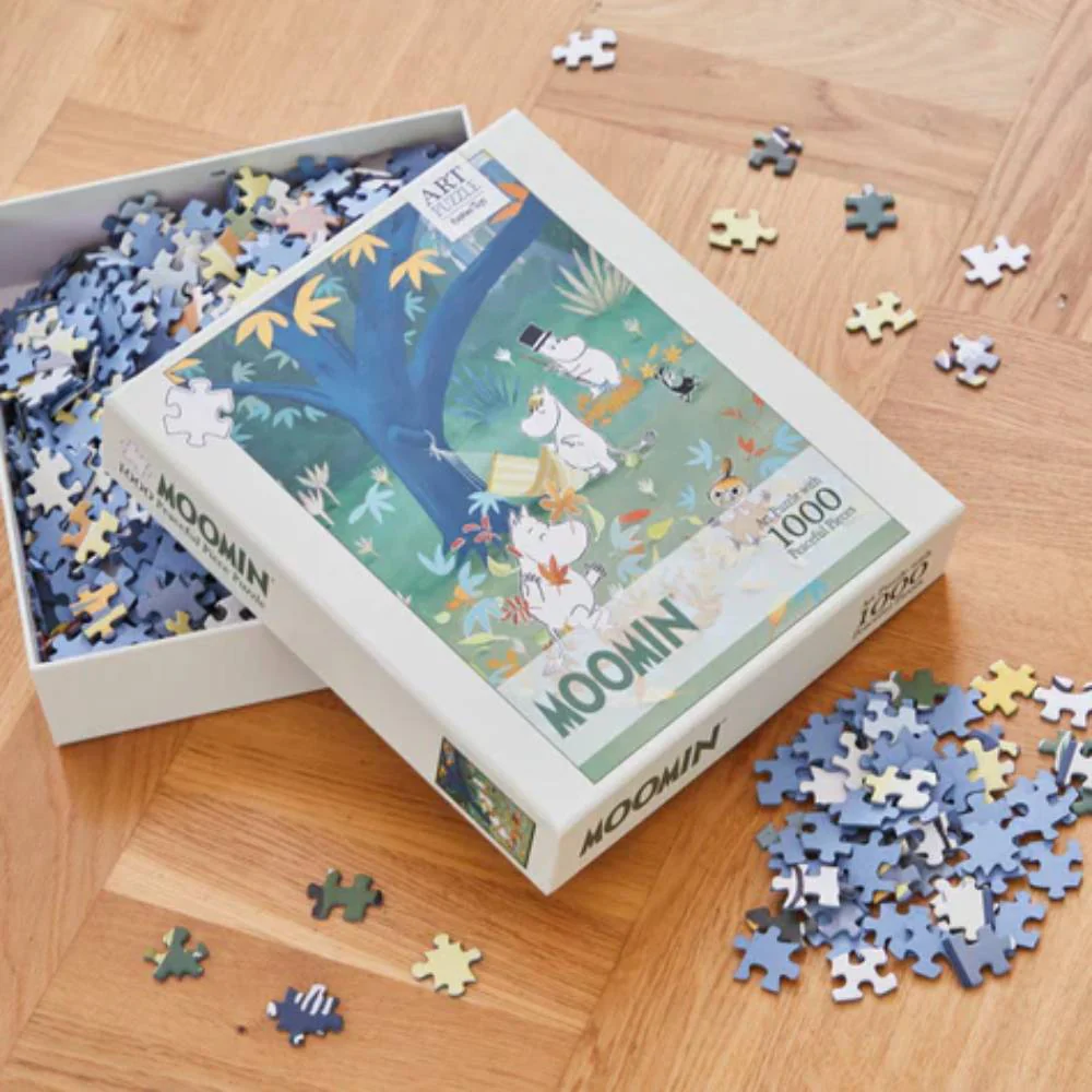 Puzzle Muminki 1000 el. Zabawa w lesie Barbo Toys - Image 3