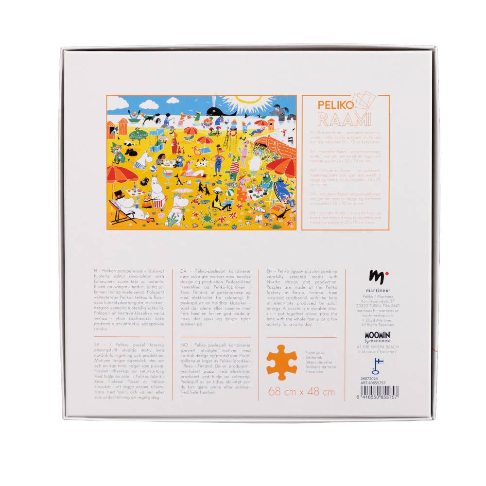 Puzzle Muminki na plaży 1000el. Martinex - Image 3