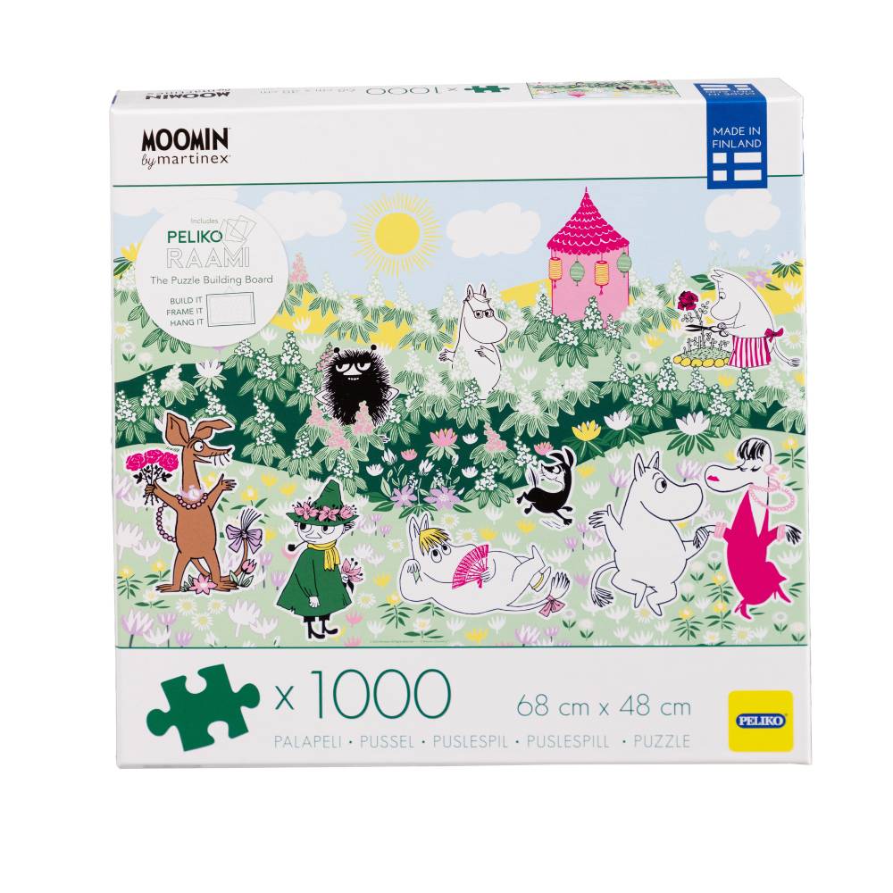 Puzzle Muminki Ogród Kwiatowy 1000 el. Martinex - Image 2