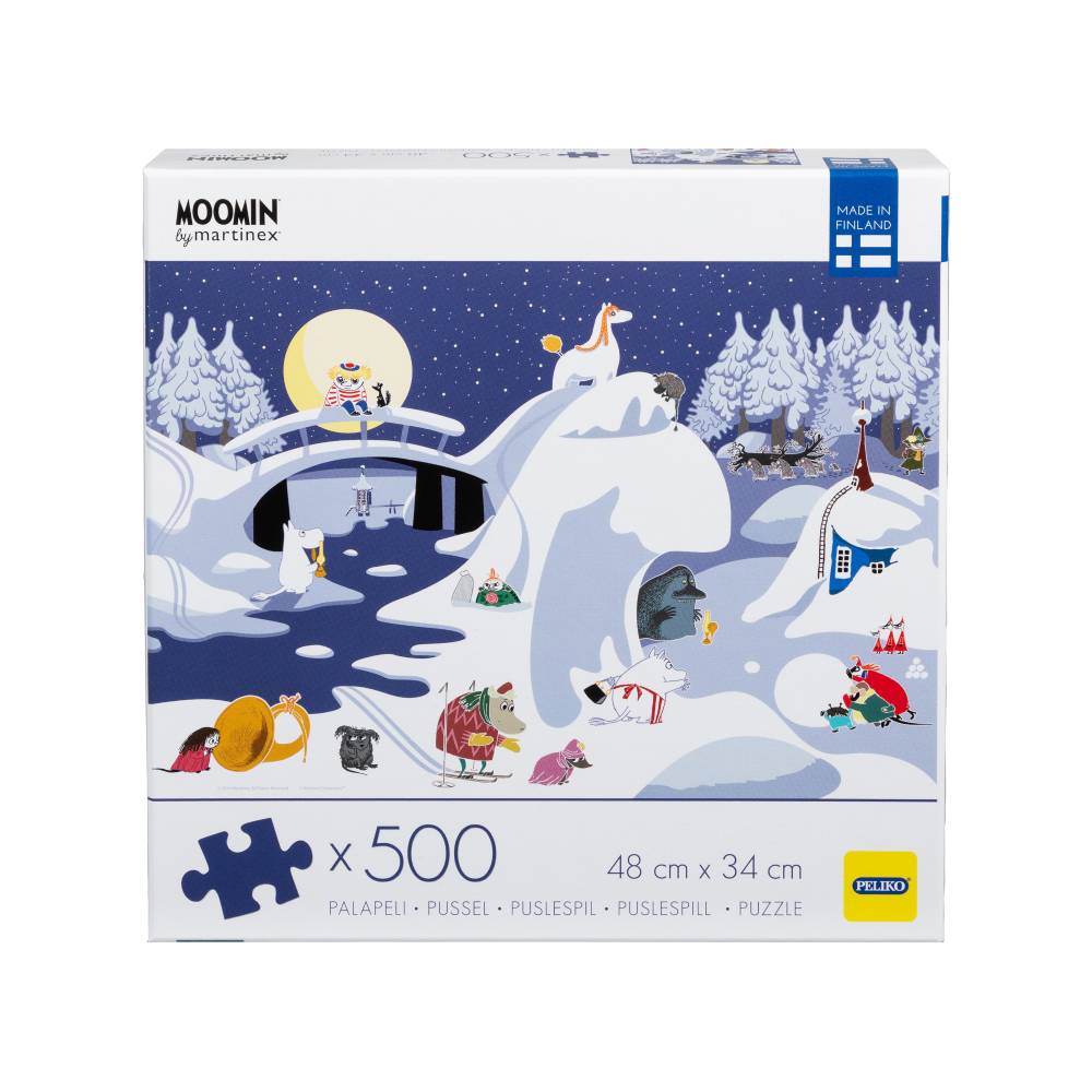 Puzzle Zimowy Krajobraz Muminków 500 el. Martinex - Image 2