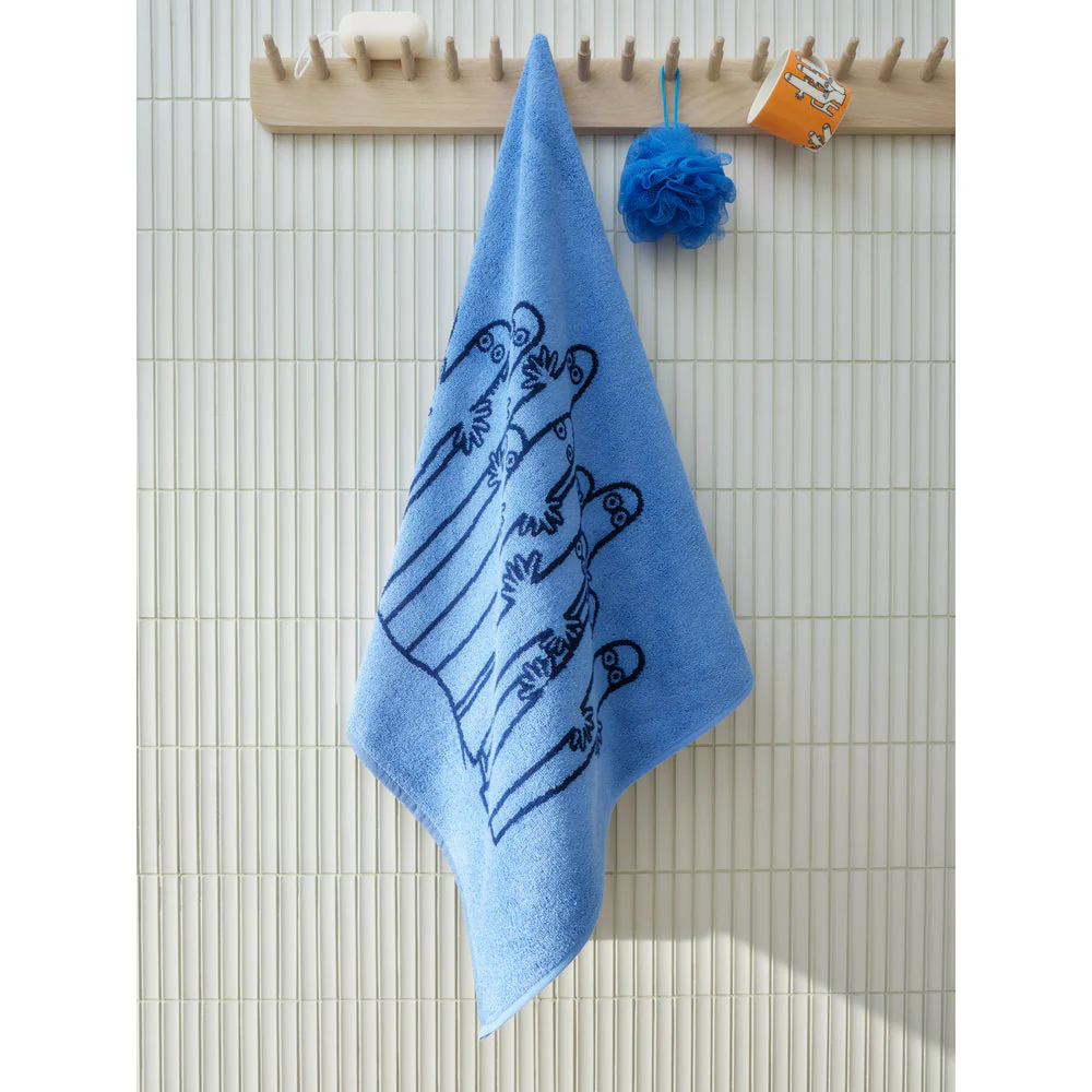 Ręcznik Hatifnatowie 70x140cm GOTS (niebieski) Arabia Finland - Image 2