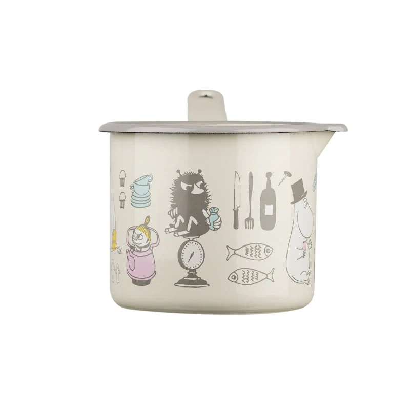 Rondel emaliowany 1300 ml Muminki Bon Apetit Muurla - Image 3
