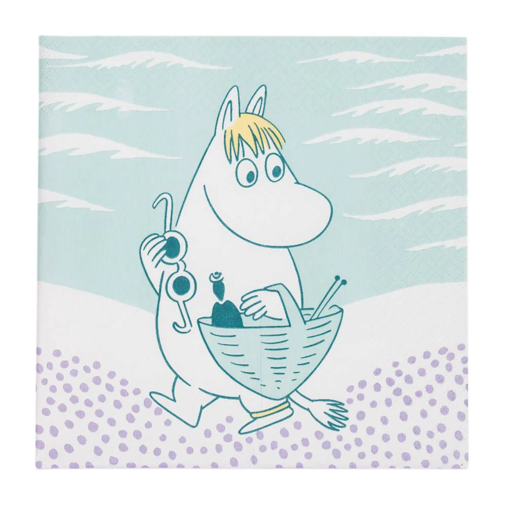 Serwetki 33 cm Muminki Beach Day - Moomin Arabia - Image 3