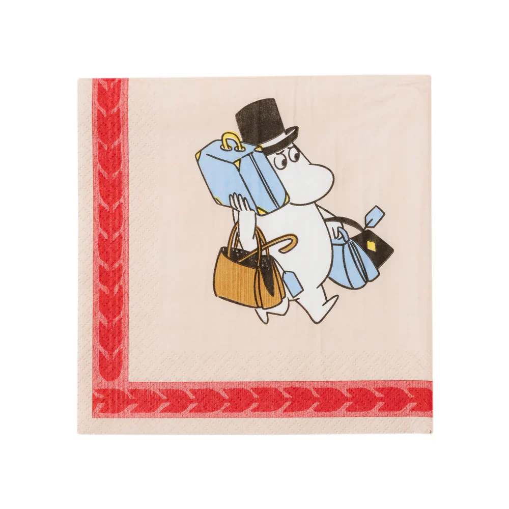 Serwetki 33x33cm Lato 2026 Holiday rush Moomin Arabia - Image 3