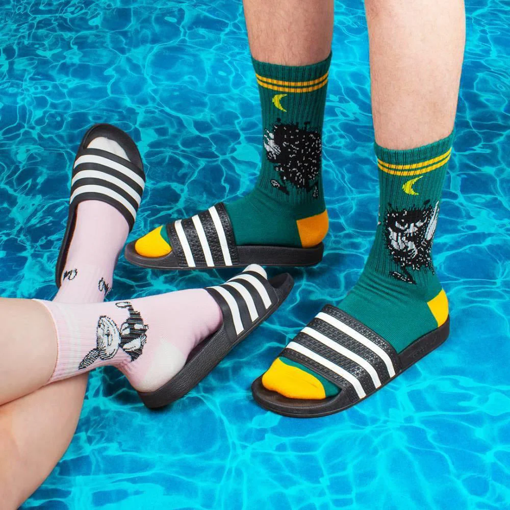 Skarpety Mała Mi Retro różowe 36-42 NordicBuddies - Image 2