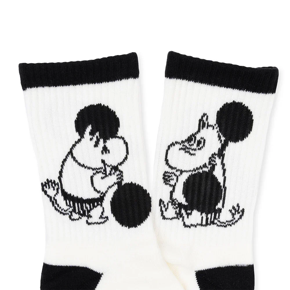 Skarpety Muminek Retro '25 sport czarno-białe 36-42 NordicBuddies - Image 2