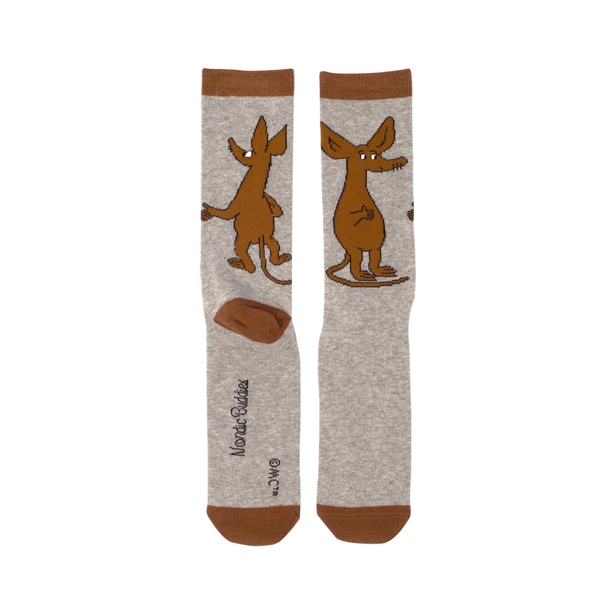 Skarpety Ryjek (szaro-brązowe) 40-45 NordicBuddies - Image 2
