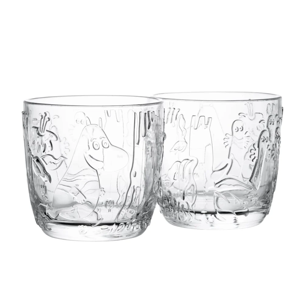 Szklanki 2 szt. 280 ml (przezroczyste) Mystical Forest - Moomin Arabia - Image 5