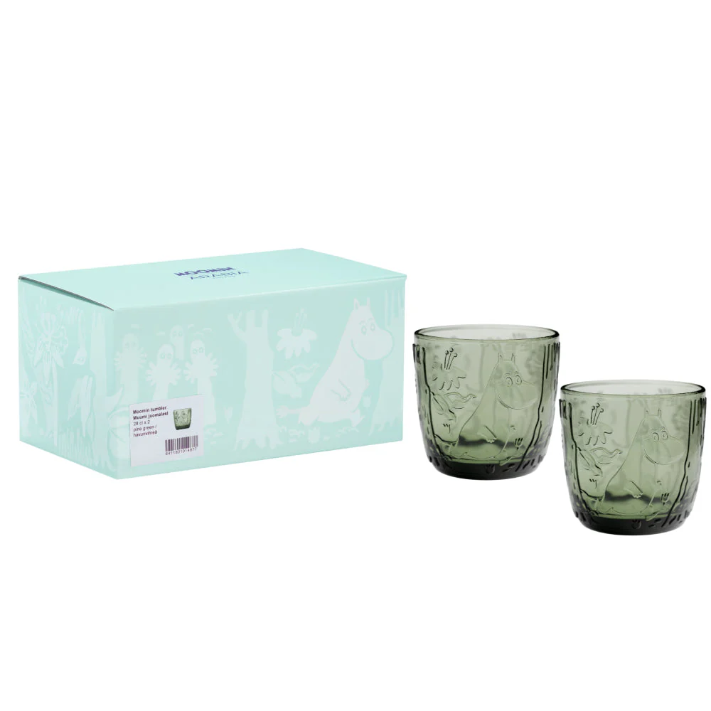 Szklanki 2 szt. 280 ml (sosnowa zieleń) Mystical Forest - Moomin Arabia - Image 4