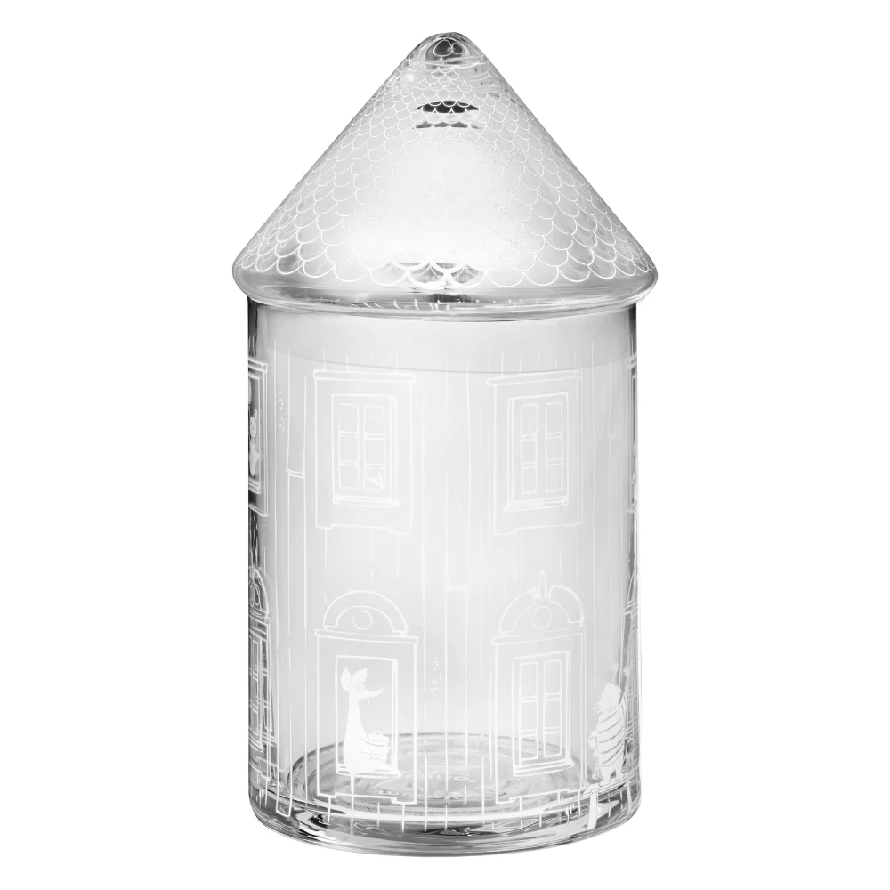 Szklany słoik na ciasteczka Domek Muminków (18,5cm) Muurla - Image 5