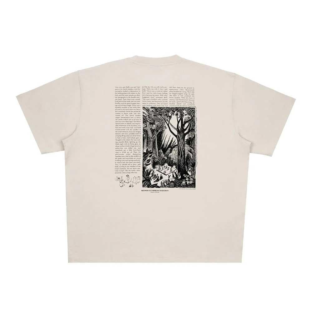 T-shirt Kometa nad Doliną Muminków beż- Nordicbuddies - Image 3